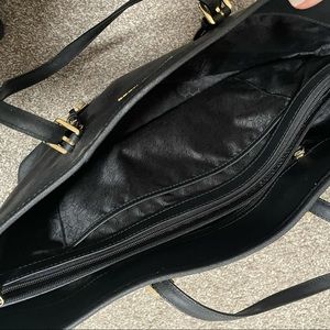 Michael Kors black tote bag
